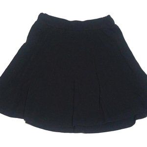 A Line Black Skirt